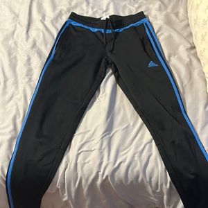 Adidas Black and Blue sweatpants